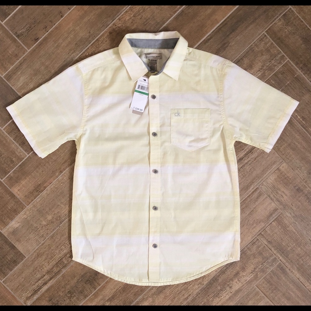 Boys Short Sleeve- Calvin Klein- Large (14/16) NWT